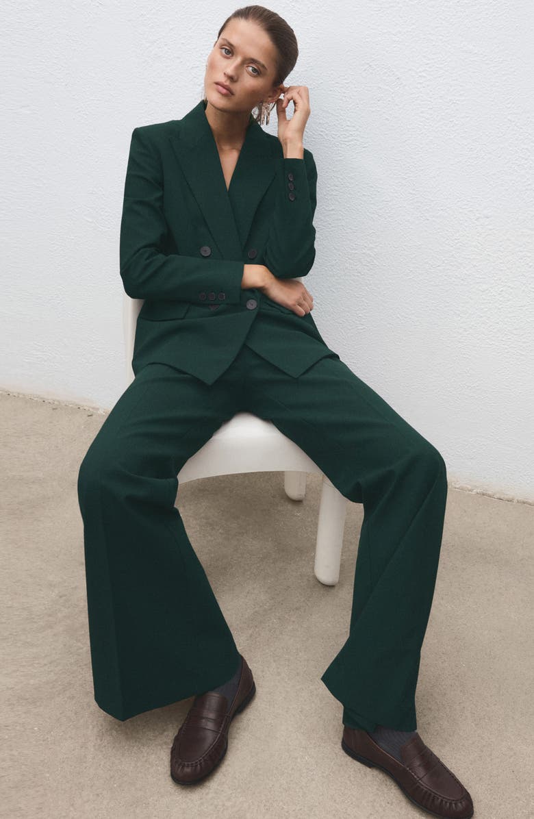 MANGO Flared Pants, Alternate, color, 