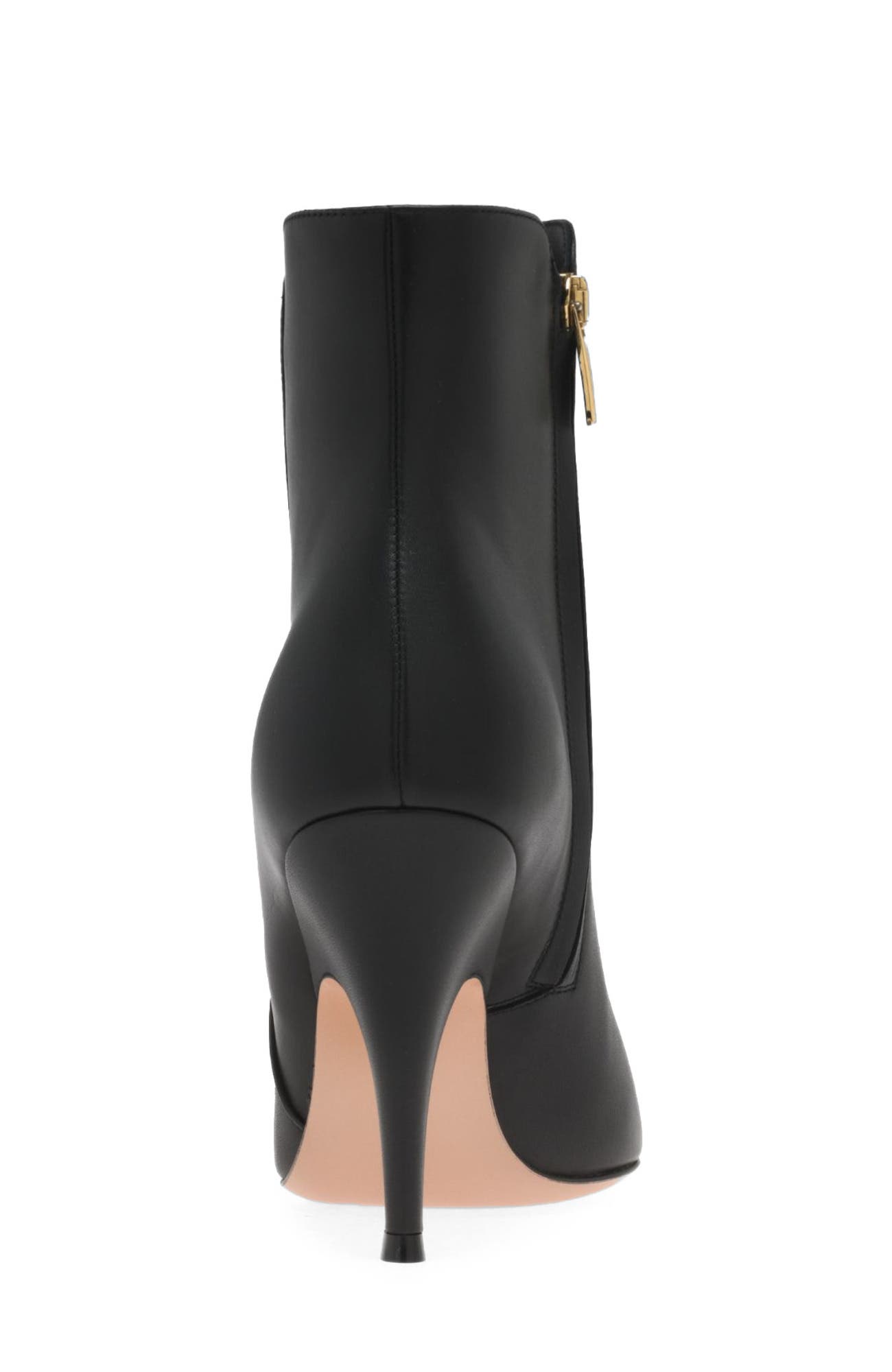 Sofia Bootie, Alternate, color, Black Calf Leather