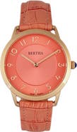 BERTHA Abby Swiss Leather-Band Watch