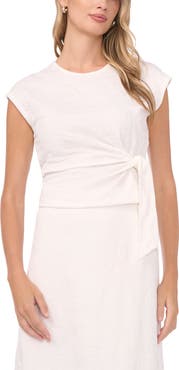 Vince Camuto Floral Jacquard Knit Tank