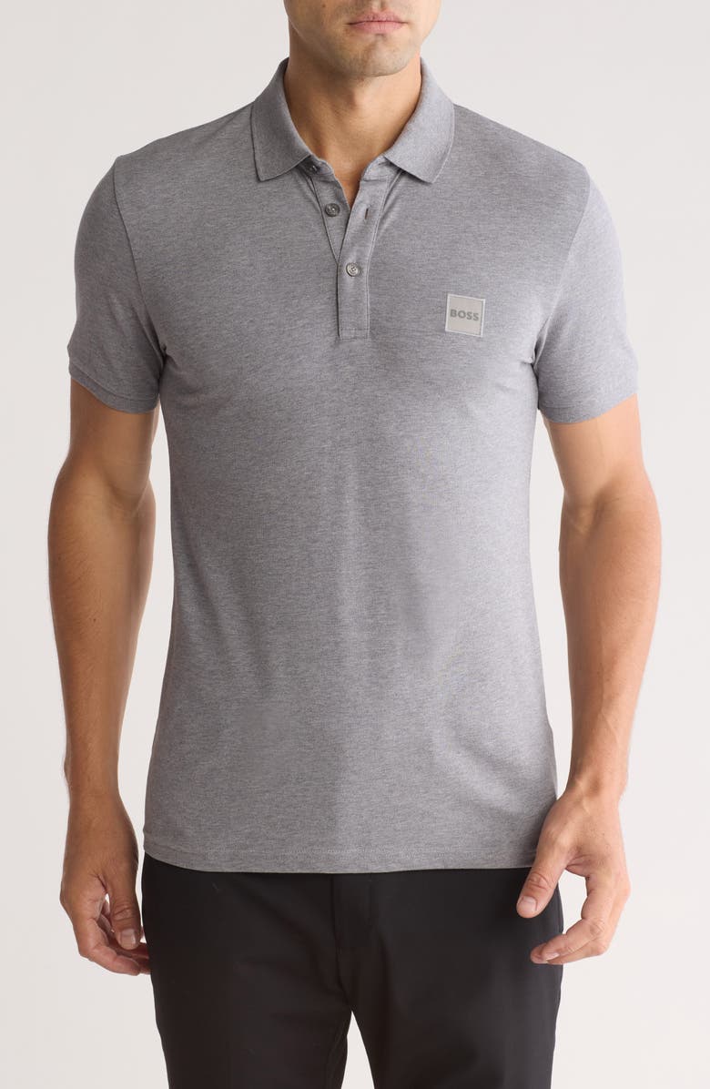 BOSS Passenger Slim Fit Cotton Polo, Main, color, 