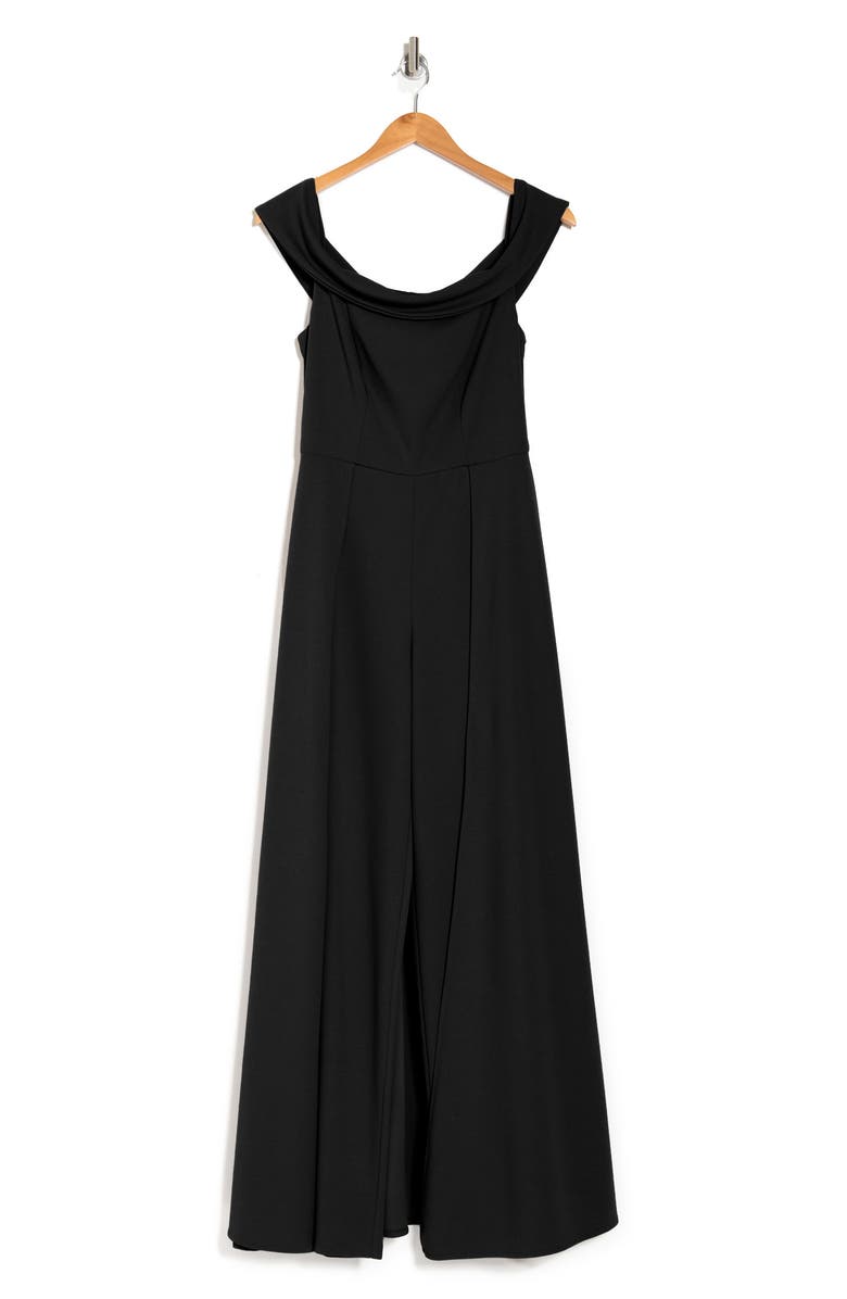 Marina Off-the-Shoulder Walk Through Jumpsuit, Alternate, color,