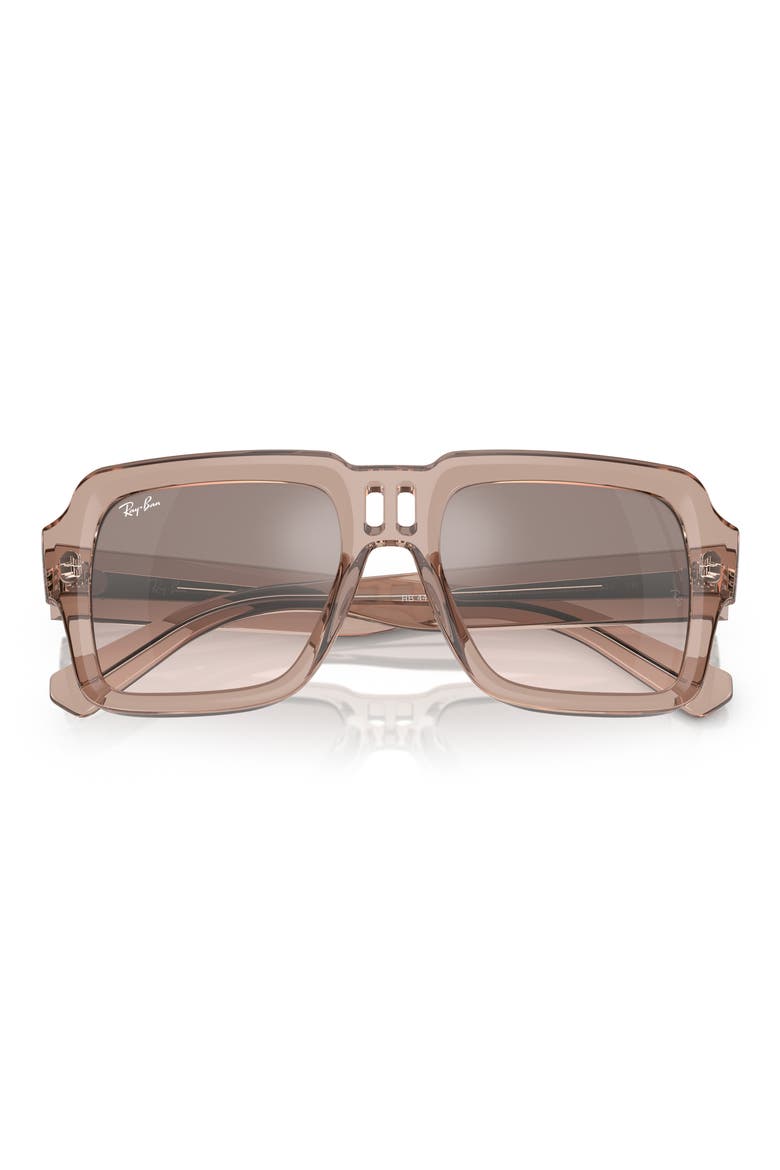 Magellan 54mm Gradient Oversize Square Sunglasses, Alternate, color, SILVER