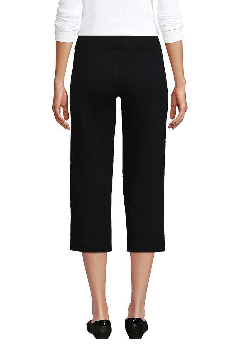 Starfish Mid Rise Pull On Crop Pants, Alternate, color, Black