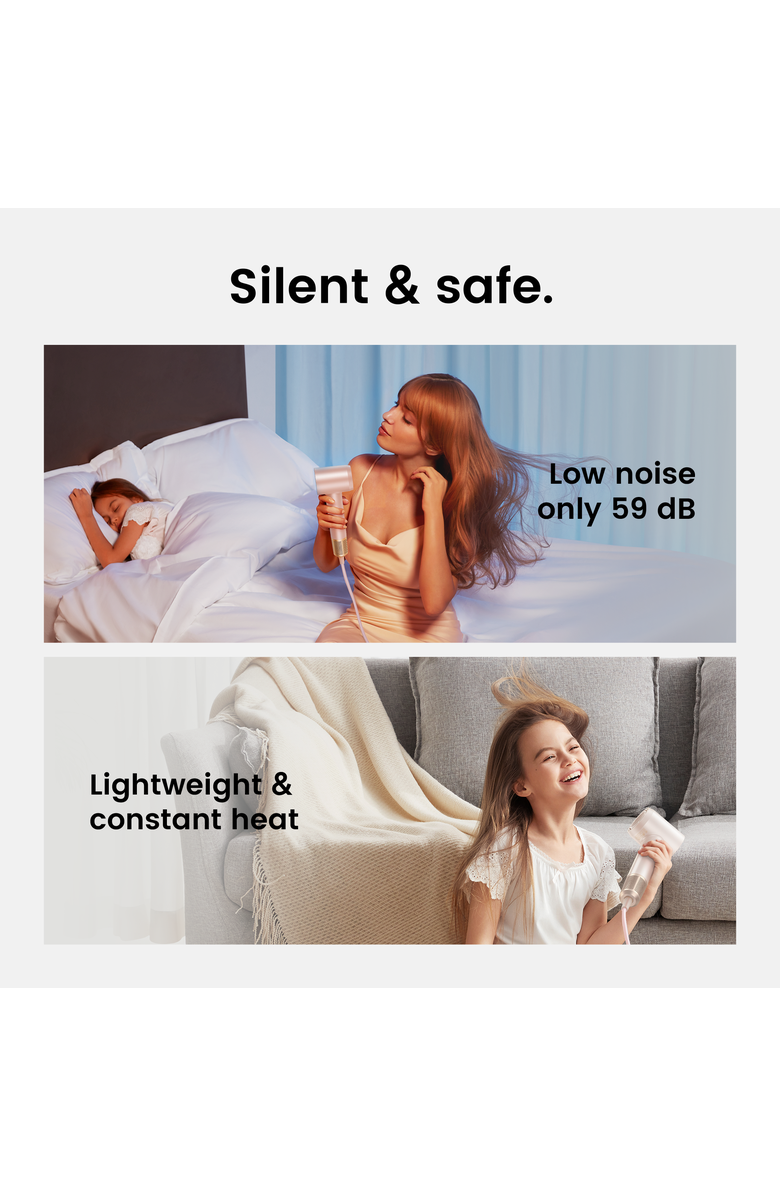 Laifen SWIFT Premium High-Speed Hair Dryer + Bag, Alternate, color, Pink