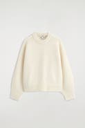 COS Rounded Wool Crew-Neck Sweater