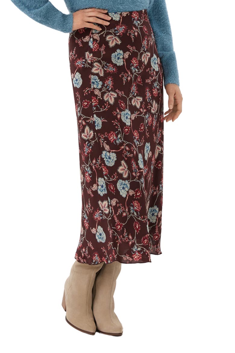 Bias Cut Midi Skirt, Alternate, color, PRINT