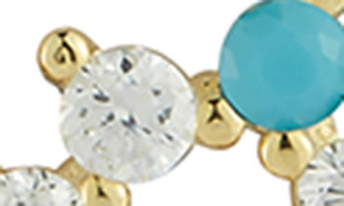 Sphera Milano Sterling Silver Cz Butterfly Pendant Necklace In Gold