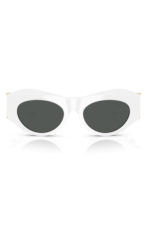 52mm Oval Sunglasses