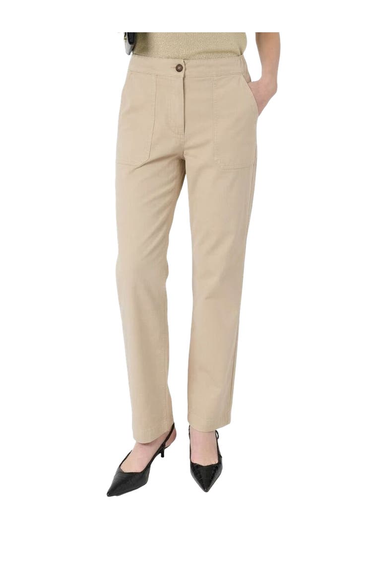 Audette High-Waisted Chinos, Main, color, Sand
