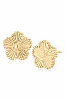 Textured Clover Stud Earrings (Nordstrom Exclusive)