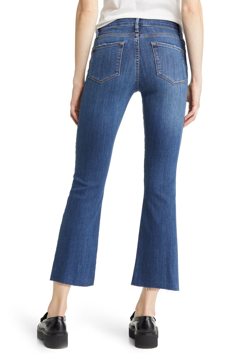 FRAME Le Crop Raw Hem Mini Boot Jeans, Alternate, color,