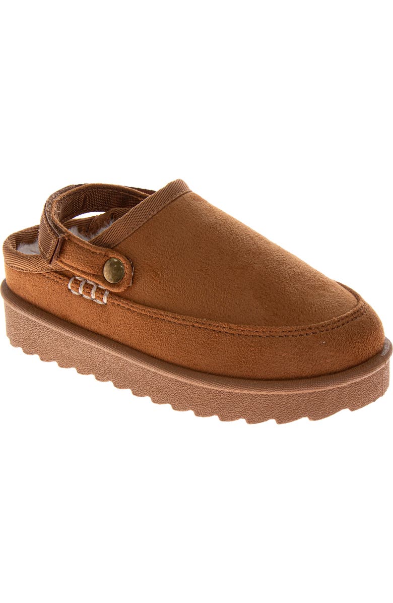 Kensie Girls Kids' Clog Slippers, Main, color, Chestnut