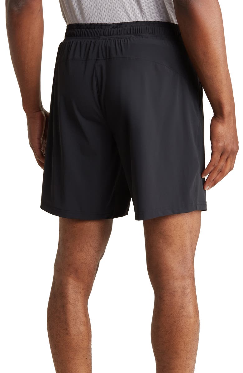 90 DEGREE BY REFLEX Warp Sonic 7" Active Shorts, Alternate, color, Black