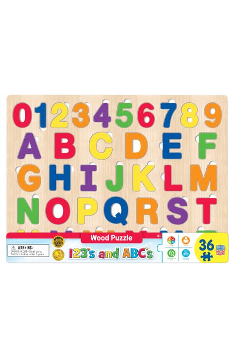 123's & ABC's - 36 Piece Wood Puzzle