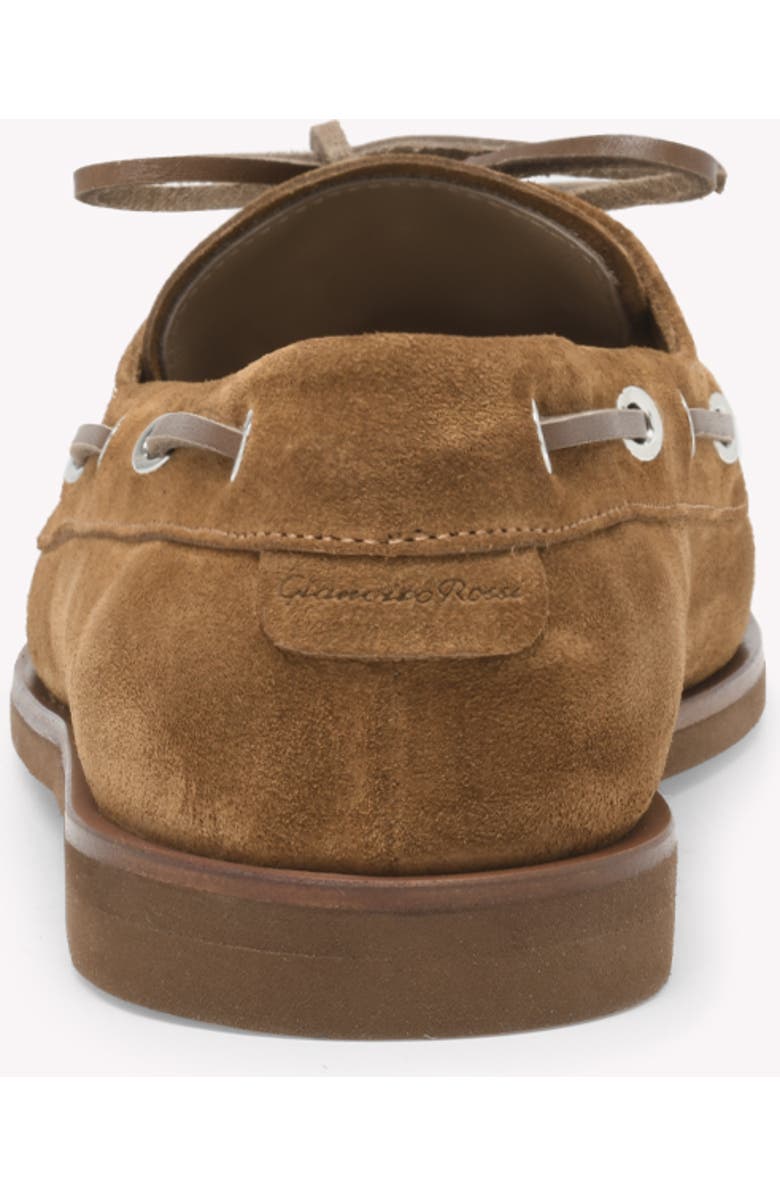 Gianvito Rossi Vandée Mocassin, Alternate, color, Brown Suede Leather
