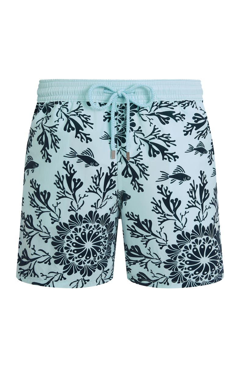 Vilebrequin Men Swim Shorts Flocked Coral Mandala, Main, color, Oxygen