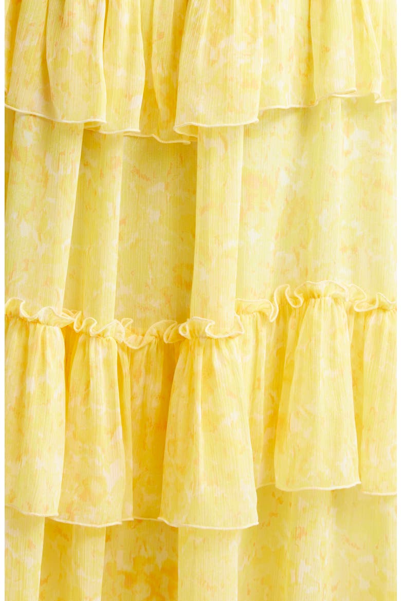 Painted Hydrangea Fadrid Maxi Dress, Alternate, color, MANGO SORBET MULTI