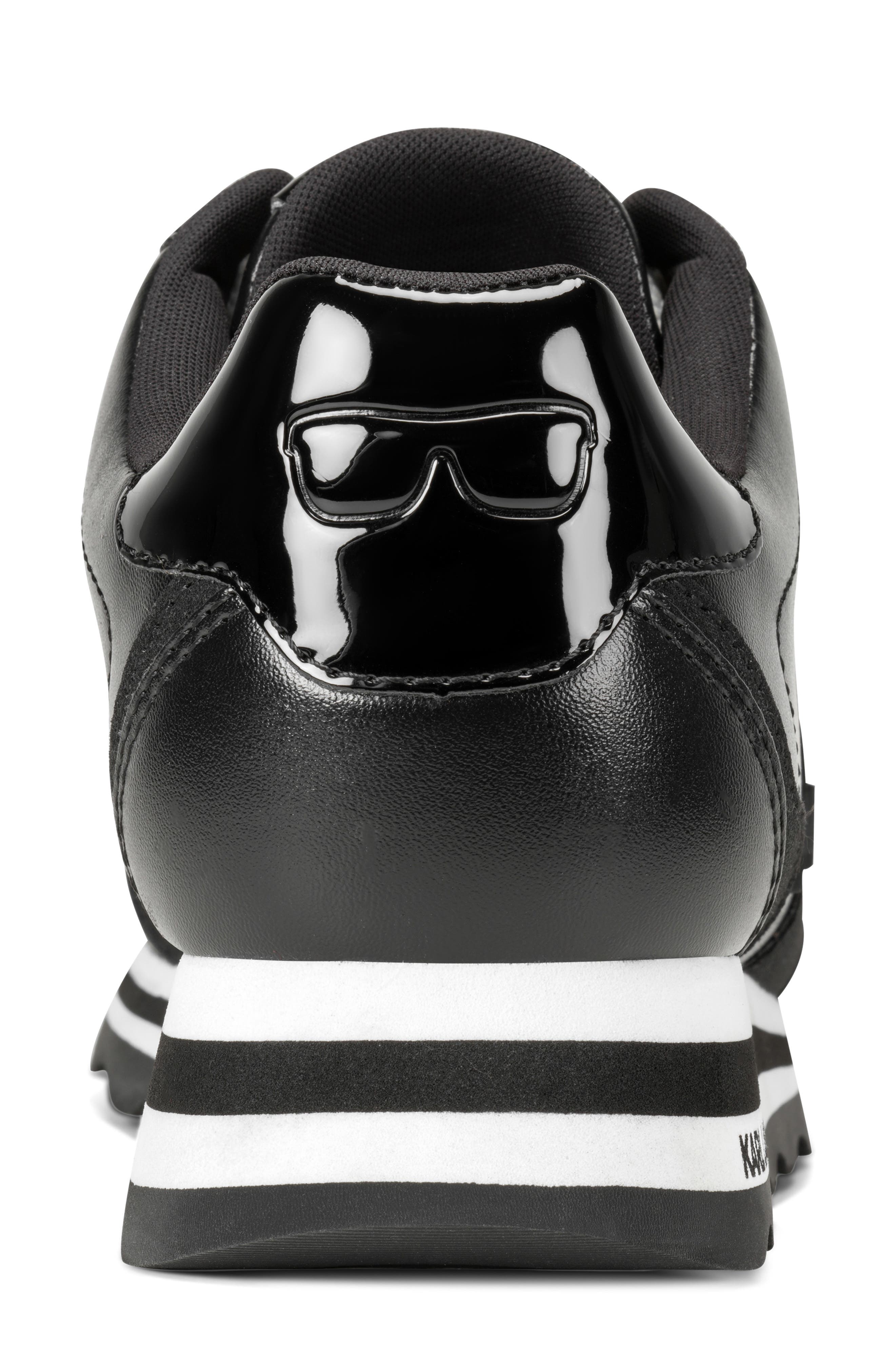 Meade Platform Sneaker, Alternate, color, BLACK