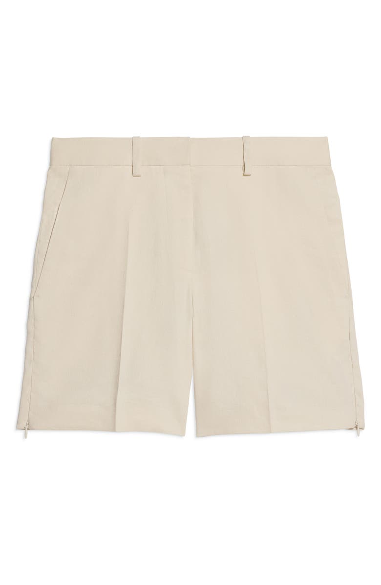 Helmut Lang Linen Blend Shorts, Alternate, color, Summer Sand