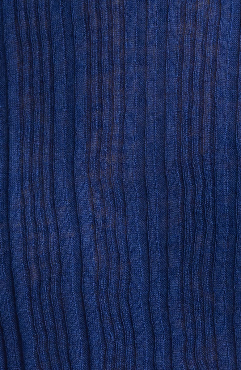 Eileen Fisher Variegated Rib Organic Cotton & Organic Linen Sweater, Alternate, color, Deep Dive