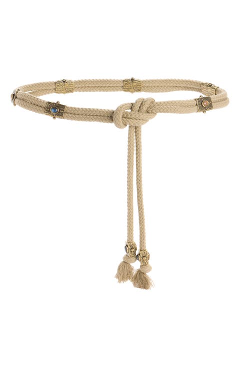 Aleea Embellished Rope Belt
