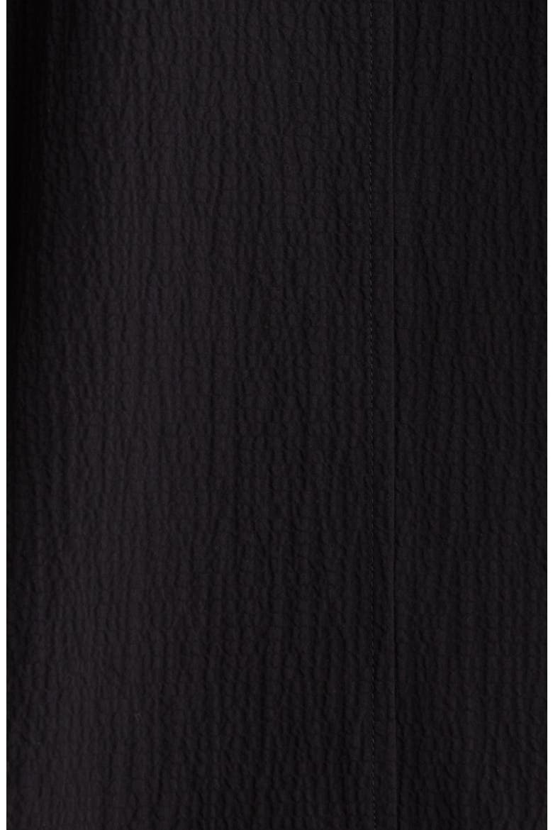 Open Front Stretch Cotton Jacket, Alternate, color, BLACK