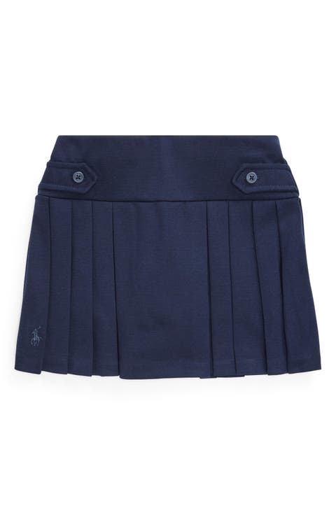 Kids' Roma Pleated Ponte Knit Skort