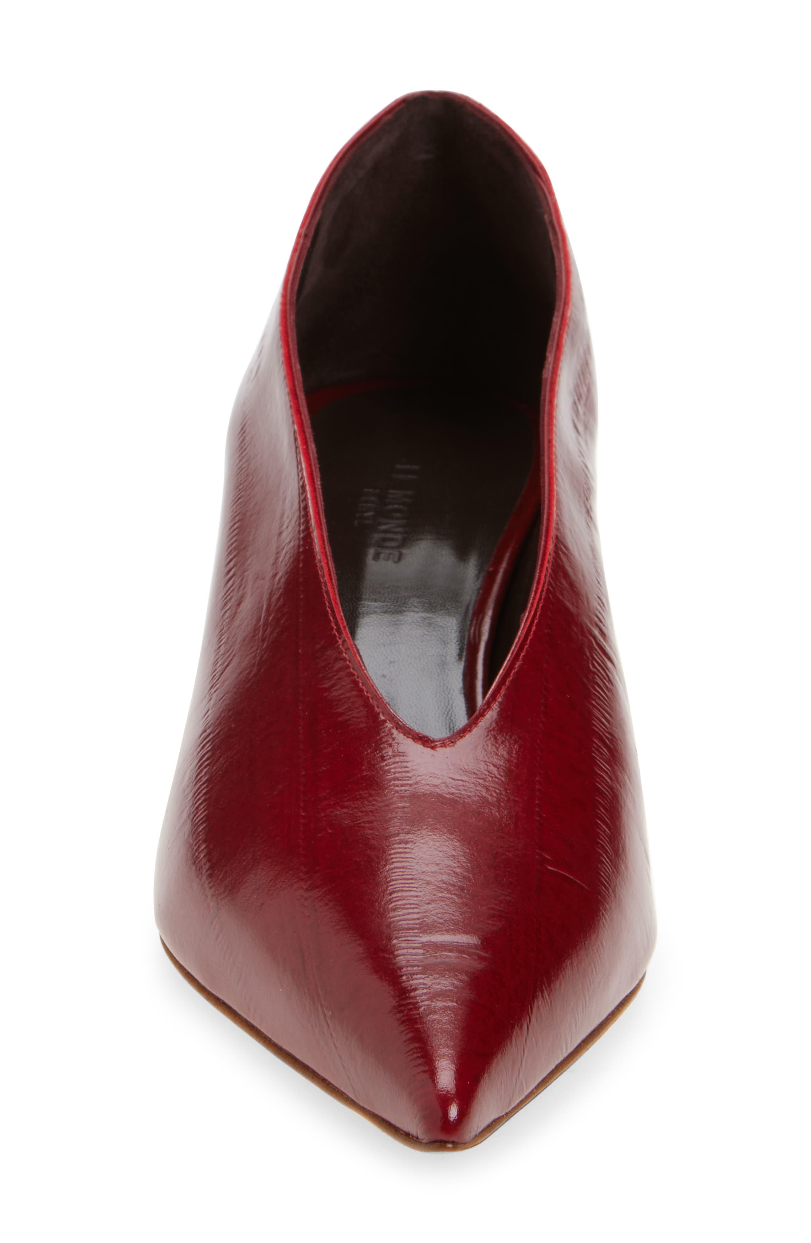 Le Monde Béryl Babouche Kitten Heel Pump, Alternate, color, Oxblood
