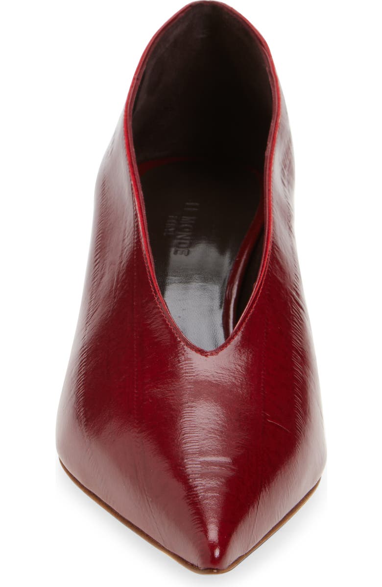 Le Monde Béryl Babouche Kitten Heel Pump, Alternate, color, Oxblood