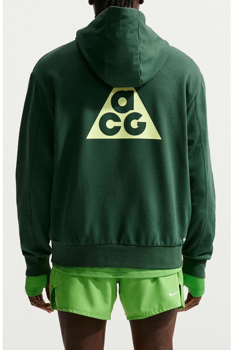 ACG Dri-FIT Magic Hour Hoodie, Alternate, color, FIR/ VOLT ICE/ SUMMIT WHITE