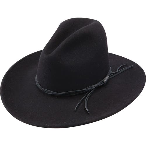Stetson Gus Crushable Hat In Black