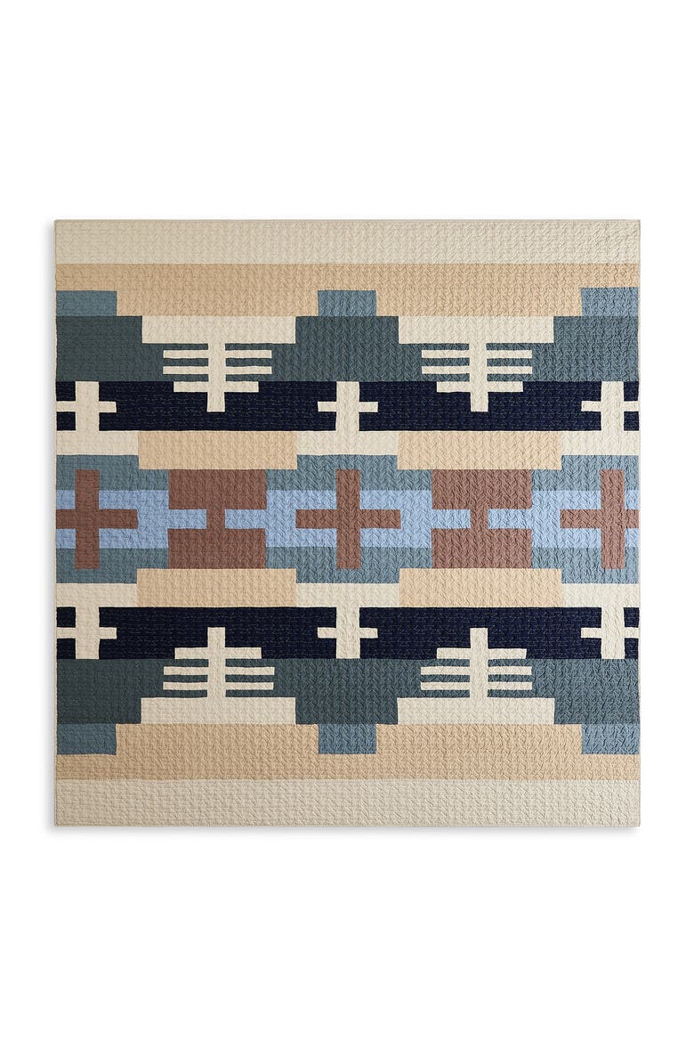 Shiprock 3-Piece Quilt Set, Alternate, color, TAN