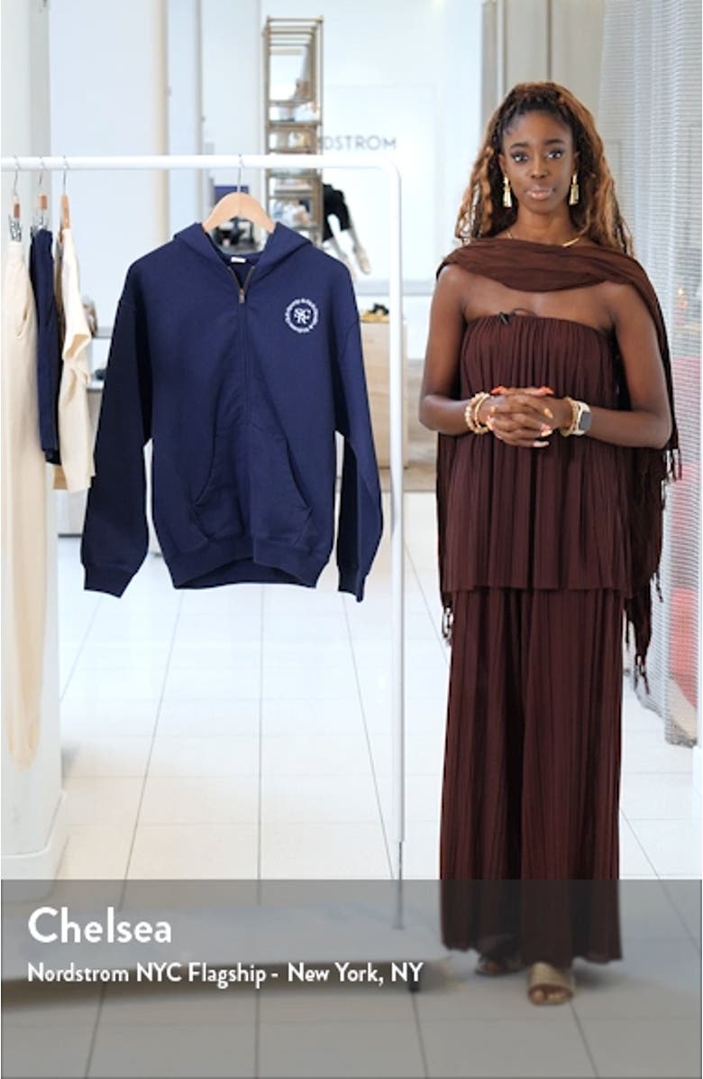 Wellness Club Cotton Graphic Zip-Up Hoodie, sales video thumbnail