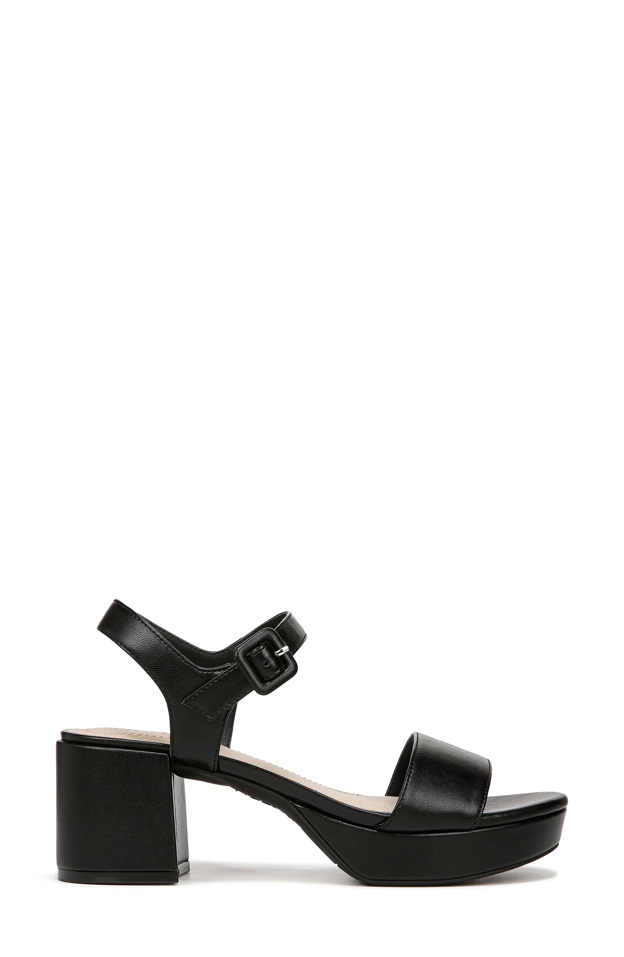 LifeStride Rhythmn Platform Sandal, Alternate, color, Black