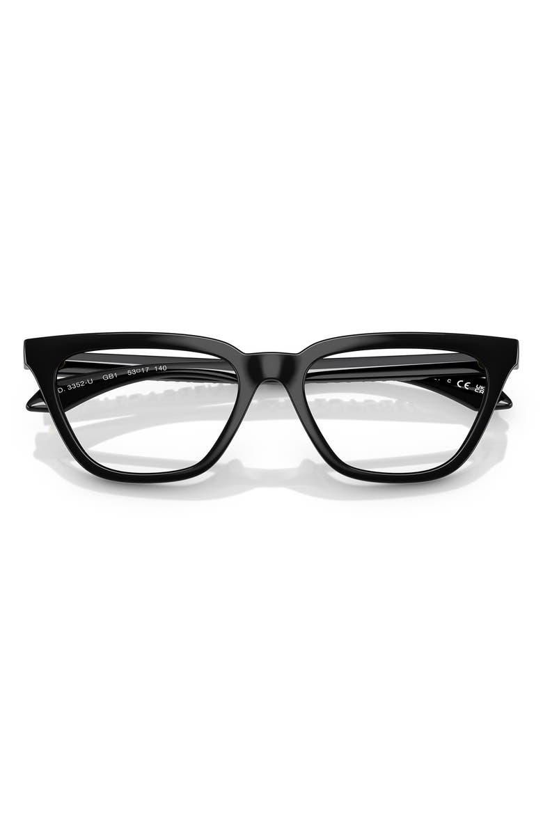 Versace 53mm Cat Eye Optical Glasses, Alternate, color, 