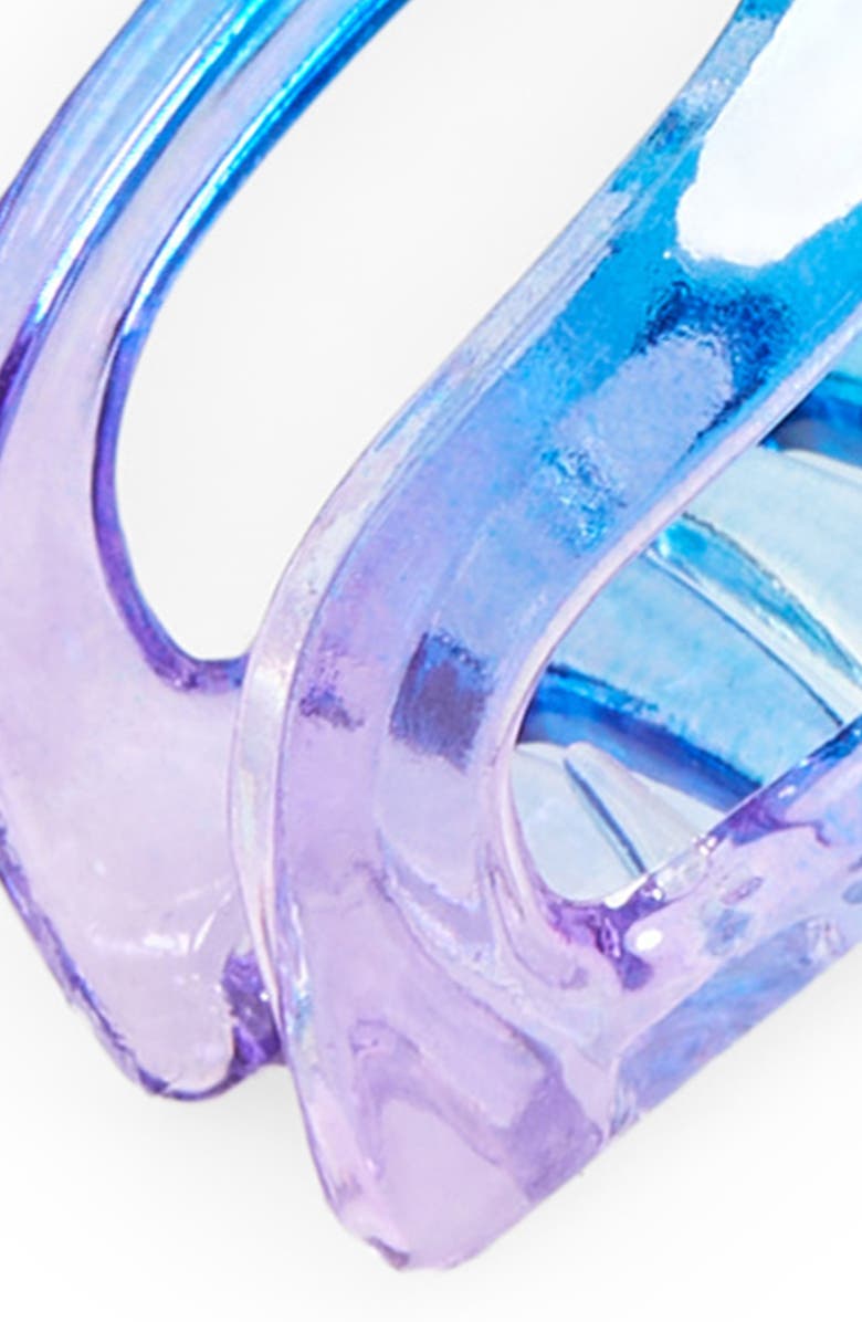 Tasha 2-Pack Clear Jaw Hair Clips, Alternate, color,