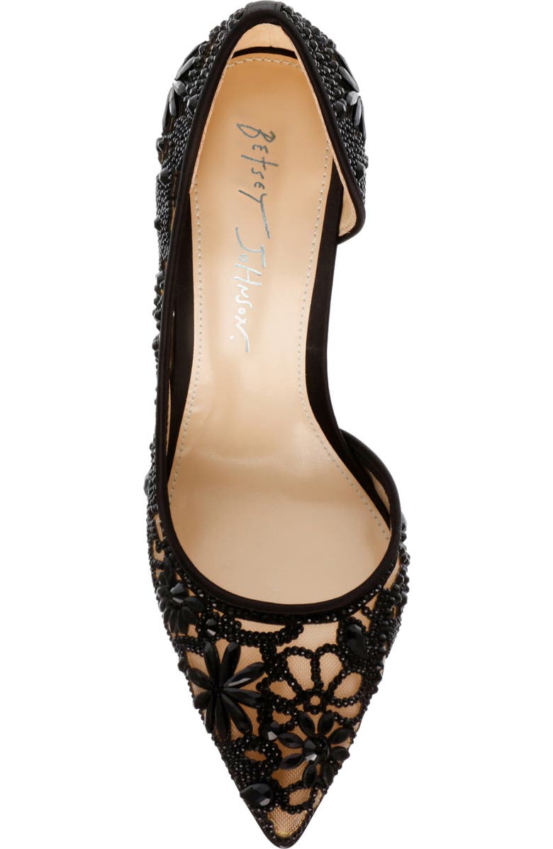 Betsey Johnson Chic Half d'Orsay Pump, Alternate, color,