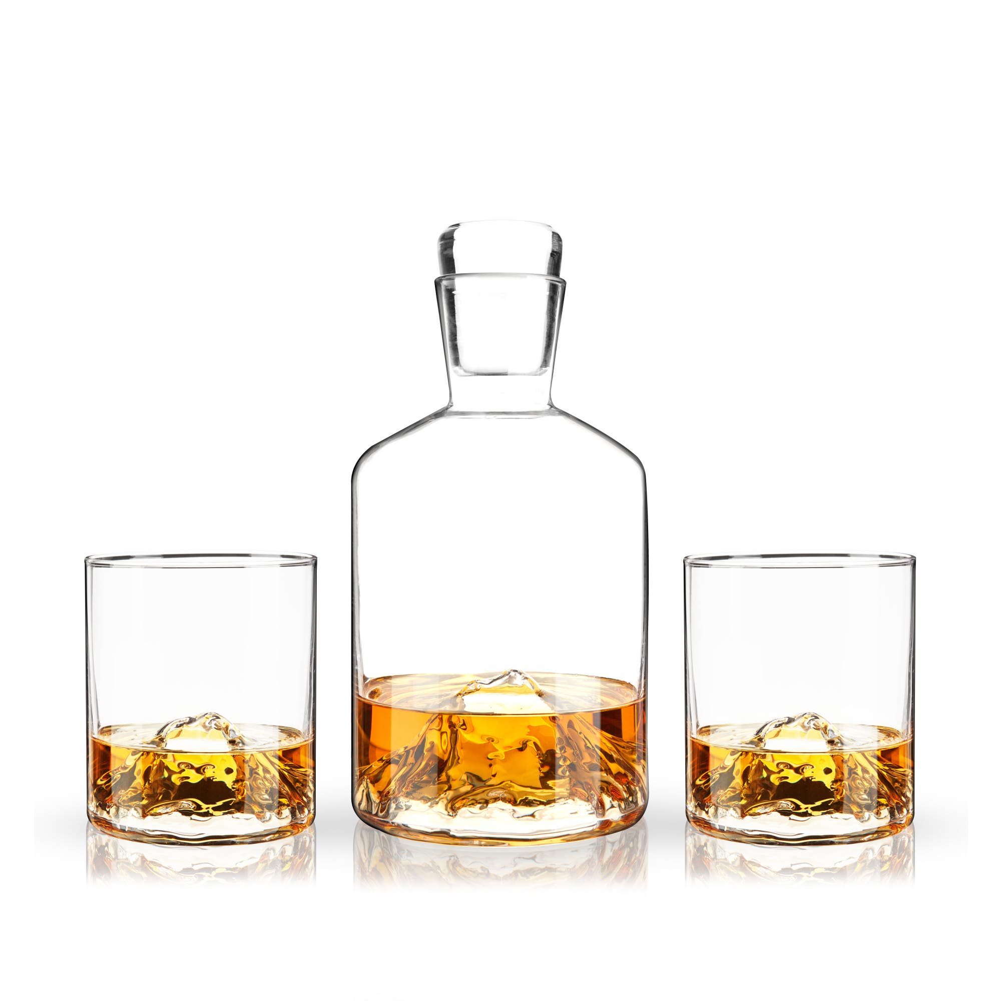 Viski Mountain Liquor Decanter and Tumbler