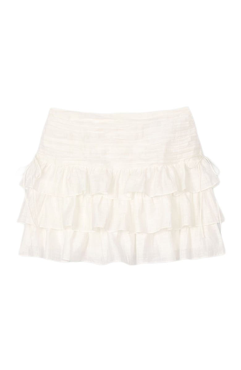 SANDRO Short ruffled skirt, Alternate, color, 