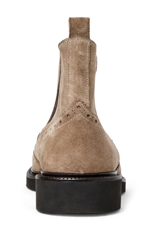 Bruno Magli Vespa Wingtip Chelsea Boot In Brown