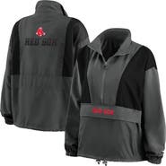 WEAR by Erin Andrews Women's WEAR by Erin Andrews Charcoal Boston Red Sox Packable Half-Zip Jacket