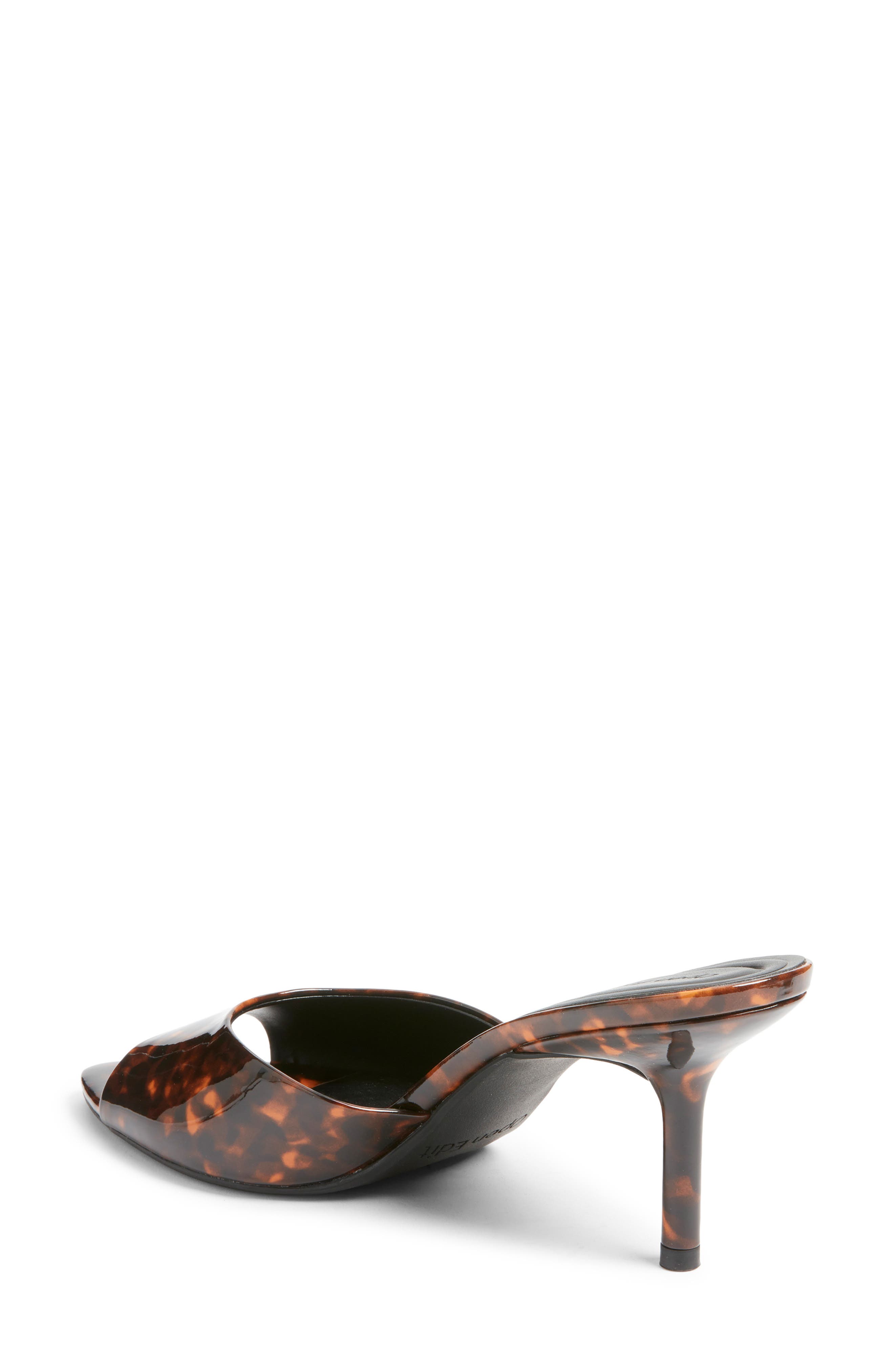 Micah Heeled Sandal, Alternate, color, BROWN TORTOISE