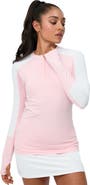 BloqUV Women's Performance Quarter Zip Long Sleeve Crew Shirt