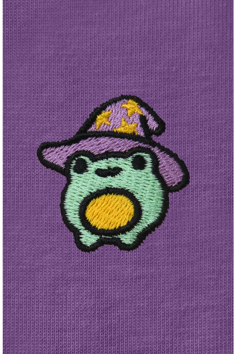 Sorcerer Frog Tee, Alternate, color, Purple