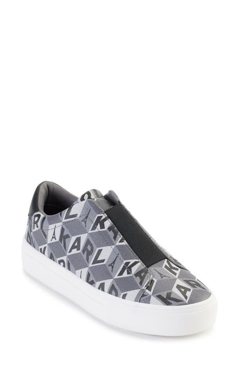 Cassanda Logo Print Slip-On Sneaker (Women)