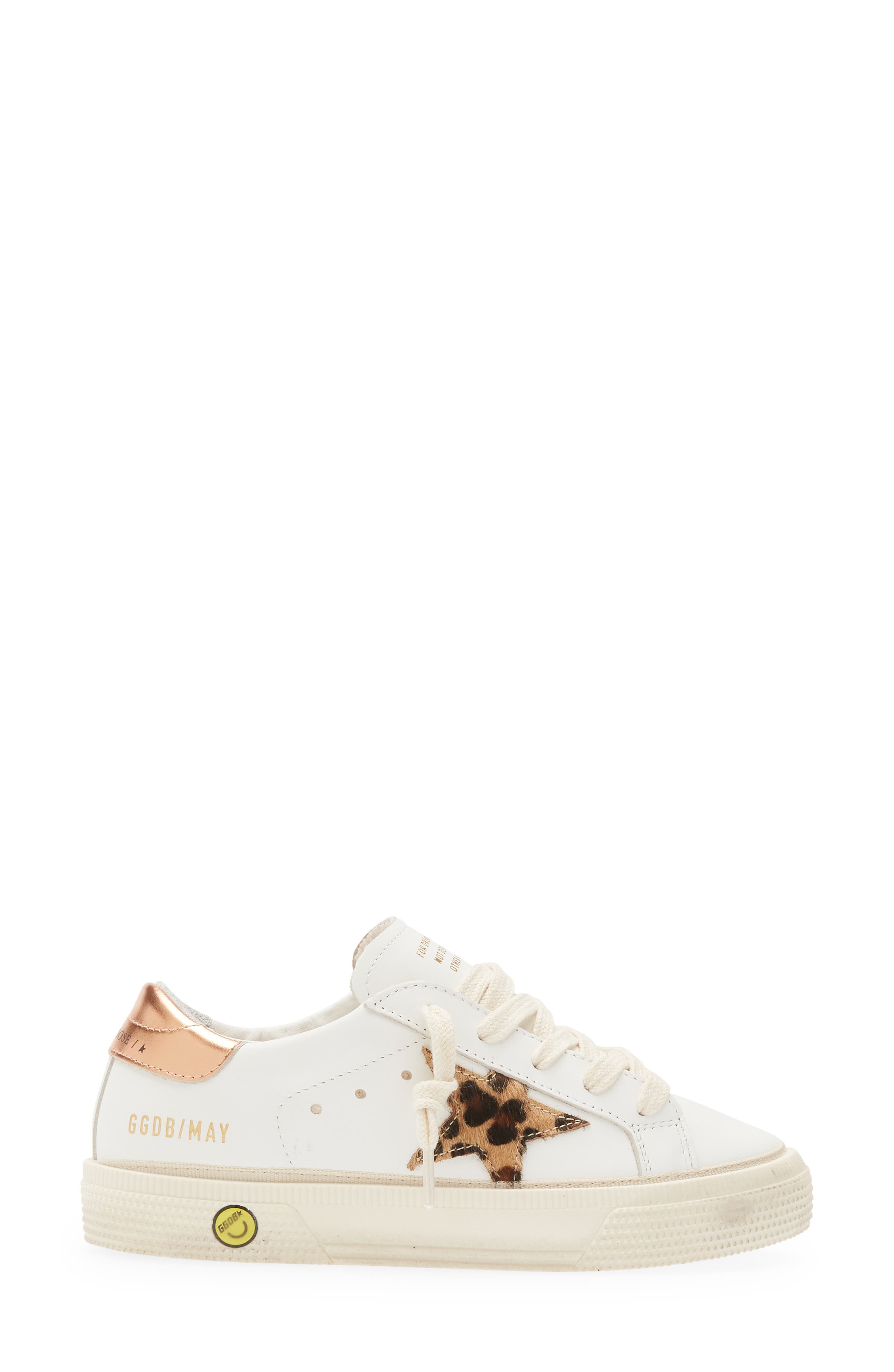 Golden Goose Kids' May Genuine Calf Hair Low Top Sneaker, Alternate, color, 