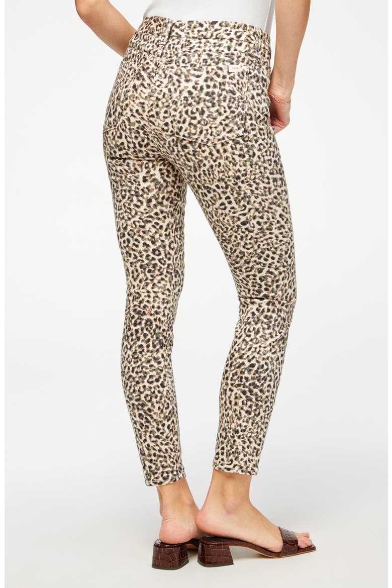 Leopard Print Ankle Skinny Jeans, Alternate, color, SANDY LEOPARD