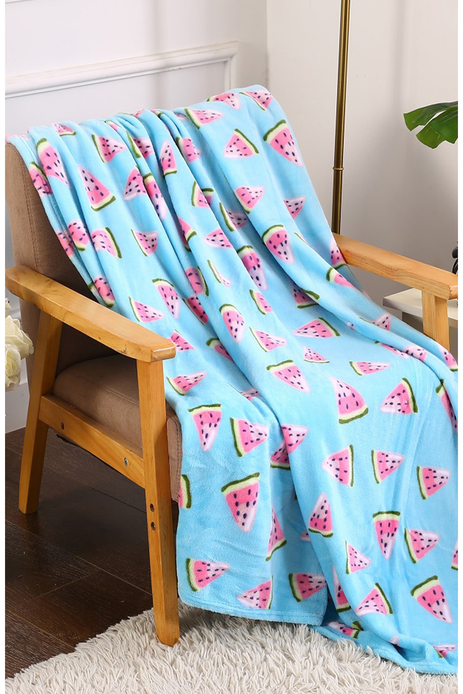 Watermelon Code Pfp Luxury Home Watermelon Print Plush Throw Blanket | Nordstromrack