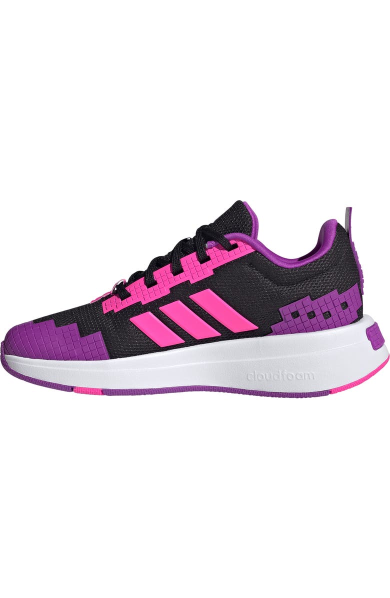 adidas x Minecraft<sup>®</sup> Kids' Pro Sneaker, Alternate, color, Core Black/ Pink/ Purple
